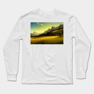 Meadow and mountain Long Sleeve T-Shirt